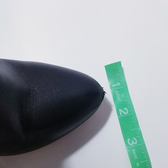 Aquazurra Black Leather Over the Knee Heels Boots - Picture 8 of 13